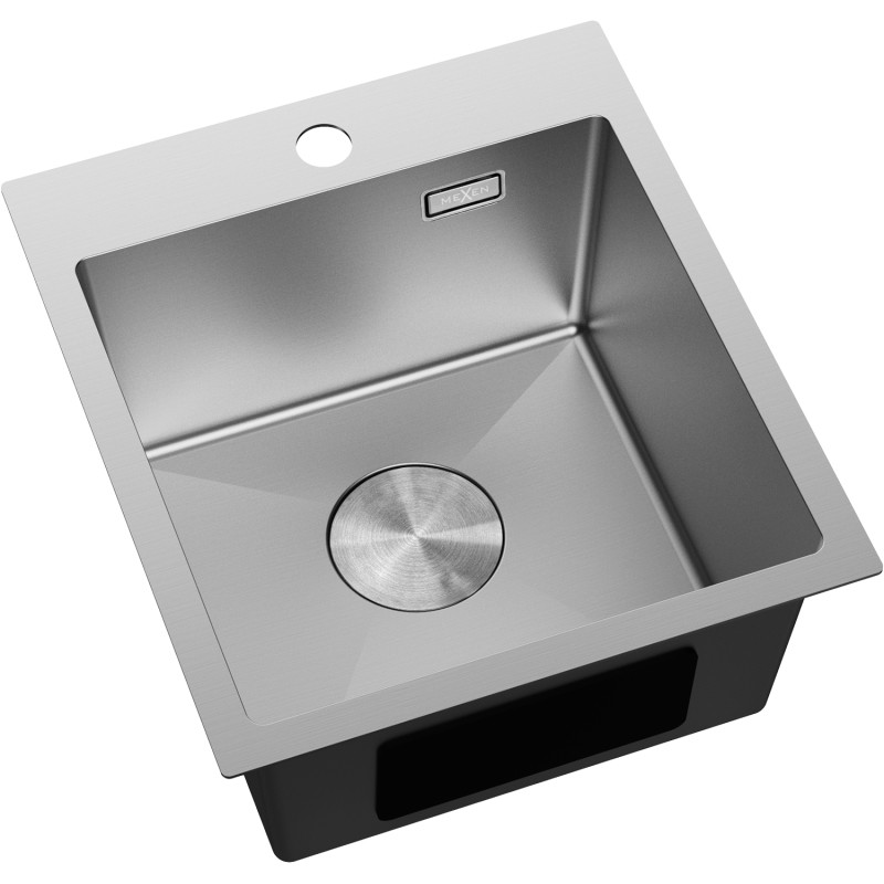Mexen Solix Edelstahlspüle 1-Becken 400 x 450 mm, Inox - 6401401000-01