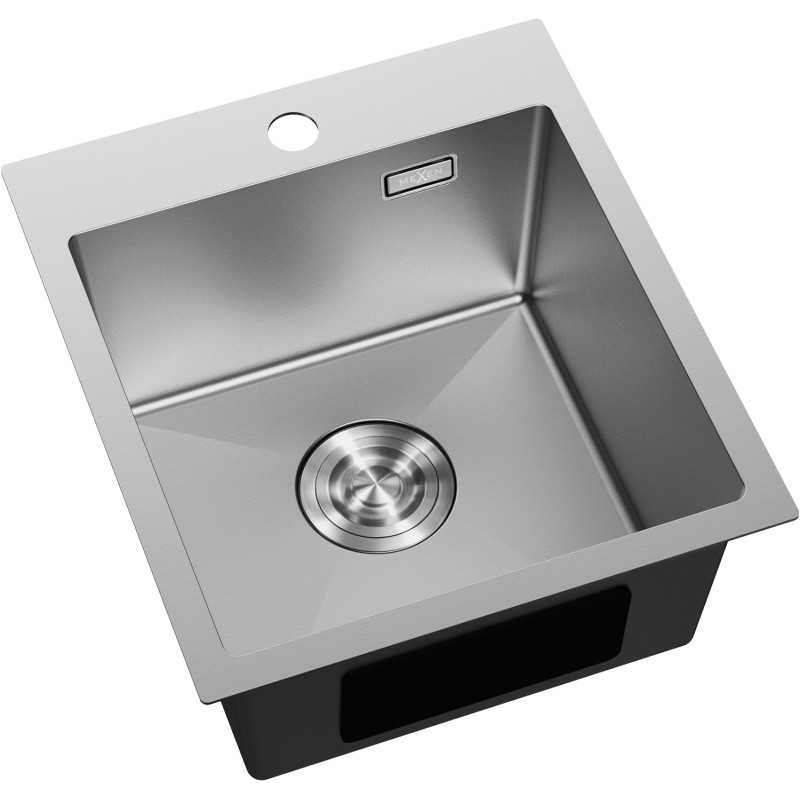 Mexen Solix Edelstahlspüle 1-Becken 400 x 450 mm, Inox - 6401401000-01