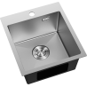 Mexen Solix Edelstahlspüle 1-Becken 400 x 450 mm, Inox - 6401401000-01