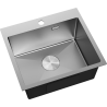 Mexen Solix Edelstahlspüle 1-Becken 500 x 450 mm, Inox - 6402501000-01