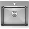 Mexen Solix Edelstahlspüle 1-Becken 500 x 450 mm, Inox - 6402501000-01