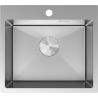 Mexen Solix Edelstahlspüle 1-Becken 500 x 450 mm, Inox - 6402501000-01