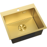 Mexen Solix Edelstahlspüle 1-beckig 500 x 450 mm, gold - 6402501000-55
