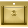 Mexen Solix Edelstahlspüle 1-beckig 500 x 450 mm, gold HC - 6402501000-55HC