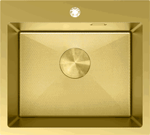 Mexen Solix Edelstahlspüle 1-beckig 500 x 450 mm, gold HC - 6402501000-55HC