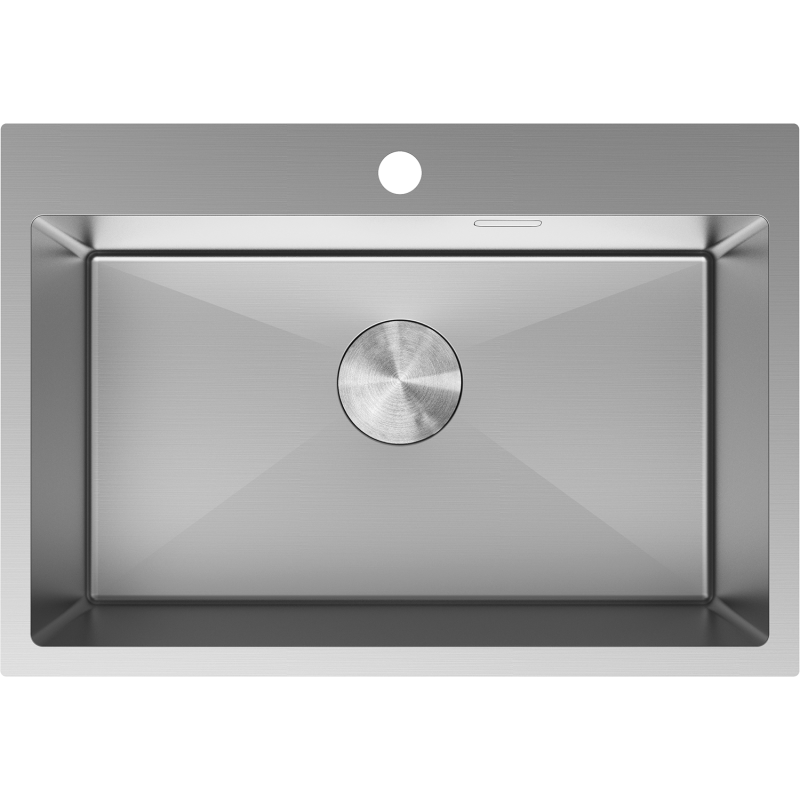 Mexen Solix Edelstahlspüle 1-Becken 650 x 450 mm, Inox - 6403651000-01
