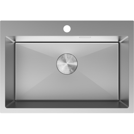 Mexen Solix Edelstahlspüle 1-Becken 650 x 450 mm, Inox - 6403651000-01