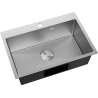 Mexen Solix Edelstahlspüle 1-Becken 650 x 450 mm, Inox HC - 6403651000-01HC