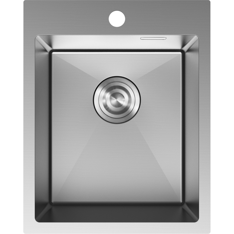 Mexen Solix Edelstahlspüle 1-Becken 400 x 500 mm, Inox - 6406401000-01
