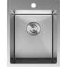 Mexen Solix Edelstahlspüle 1-Becken 400 x 500 mm, Inox - 6406401000-01
