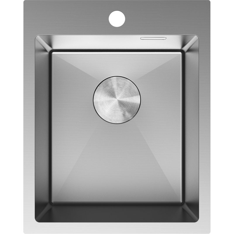 Mexen Solix Edelstahlspüle 1-Becken 400 x 500 mm, Inox - 6406401000-01