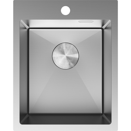 Mexen Solix Edelstahlspüle 1-Becken 400 x 500 mm, Inox - 6406401000-01