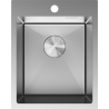 Mexen Solix Edelstahlspüle 1-Becken 400 x 500 mm, Inox - 6406401000-01