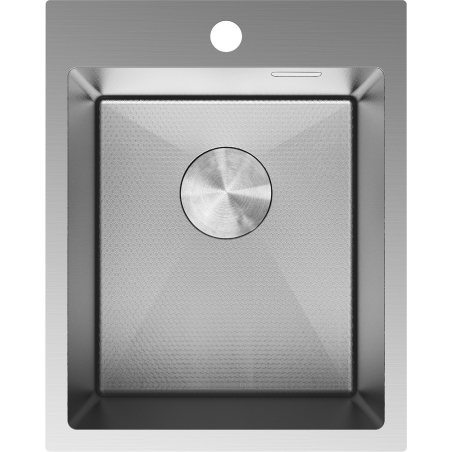 Mexen Solix Edelstahlspüle 1-Becken 400 x 500 mm, Inox HC - 6406401000-01HC