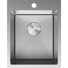 Mexen Solix Edelstahlspüle 1-Becken 400 x 500 mm, Inox HC - 6406401000-01HC