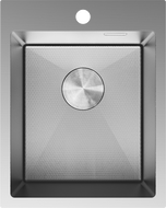Mexen Solix Edelstahlspüle 1-Becken 400 x 500 mm, Inox HC - 6406401000-01HC