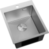 Mexen Solix Edelstahlspüle 1-Becken 400 x 500 mm, Inox HC - 6406401000-01HC