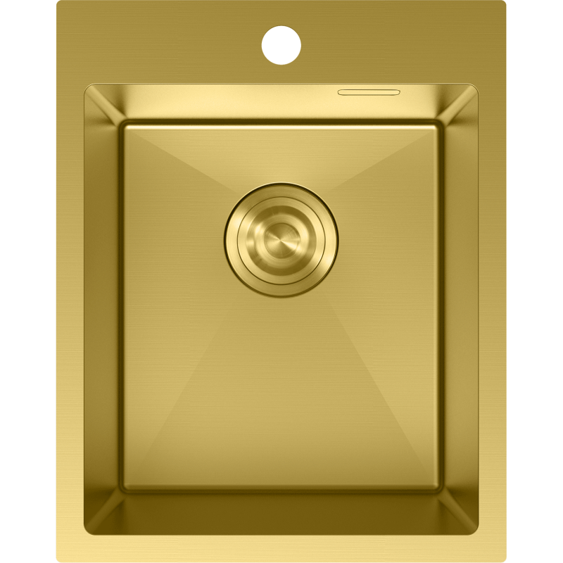 Mexen Solix Edelstahlspüle 1-beckig 400 x 500 mm, gold - 6406401000-55