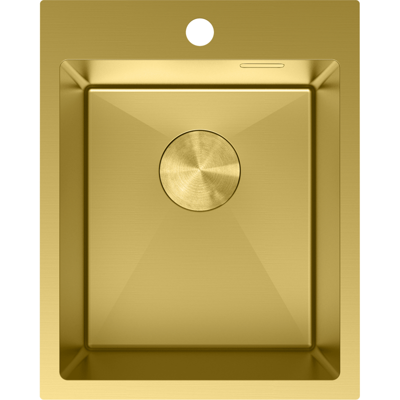 Mexen Solix Edelstahlspüle 1-beckig 400 x 500 mm, gold - 6406401000-55