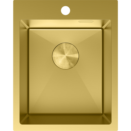 Mexen Solix Edelstahlspüle 1-beckig 400 x 500 mm, gold - 6406401000-55