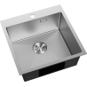 Mexen Solix Edelstahlspüle 1-Becken 500 x 500 mm, Inox - 6407501000-01