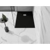 Mexen Stone+ Rechteckige Verbund-Duschwanne 140 x 70 cm, schwarz - 44707014