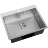 Mexen Solix Edelstahlspüle 1-becken 600 x 500 mm, Inox - 6408601000-01