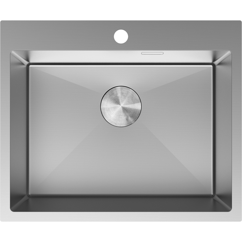 Mexen Solix Edelstahlspüle 1-becken 600 x 500 mm, Inox - 6408601000-01