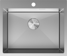 Mexen Solix Edelstahlspüle 1-becken 600 x 500 mm, Inox - 6408601000-01