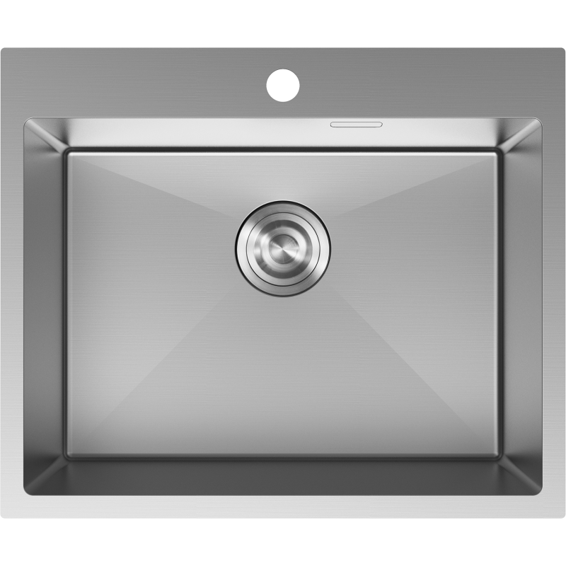 Mexen Solix Edelstahlspüle 1-becken 600 x 500 mm, Inox - 6408601000-01