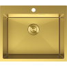 Mexen Solix Edelstahlspüle, 1 Becken, 600 x 500 mm, gold - 6408601000-55