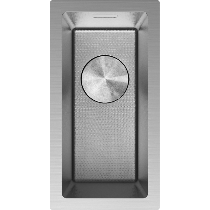 Mexen Trixo Spülbecken aus Edelstahl 1-Becken 230 x 440 mm, Inox HC - 6411221000-01HC