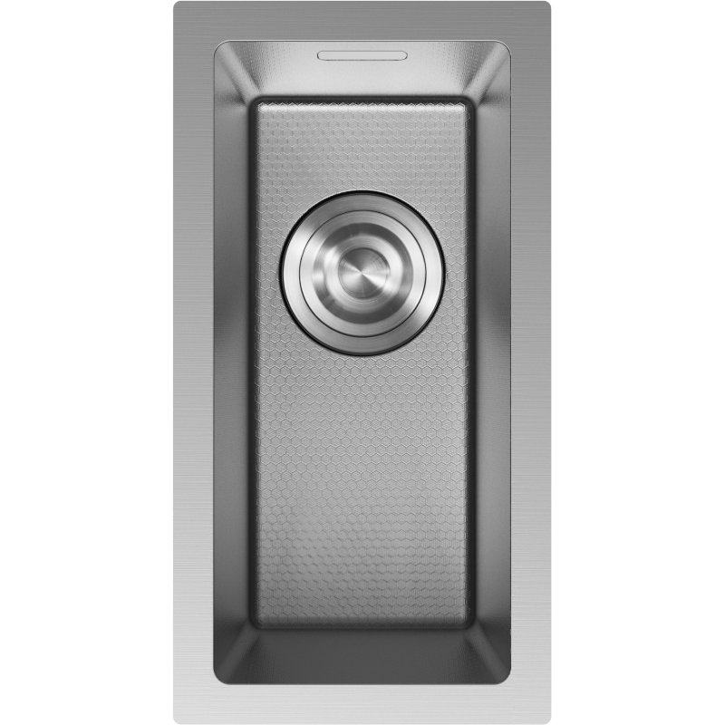 Mexen Trixo Spülbecken aus Edelstahl 1-Becken 230 x 440 mm, Inox HC - 6411221000-01HC