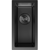 Mexen Trixo Einbauspüle aus Stahl, 1-Becken, 230 x 440 mm, schwarz - 6411221000-70