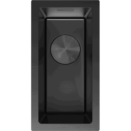 Mexen Trixo Einbauspüle aus Stahl, 1-Becken, 230 x 440 mm, schwarz - 6411221000-70