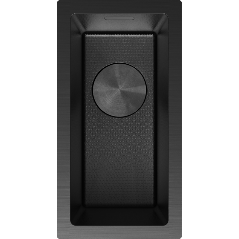 Mexen Trixo Edelstahlspüle 1-Becken 230 x 440 mm, schwarz HC - 6411221000-70HC
