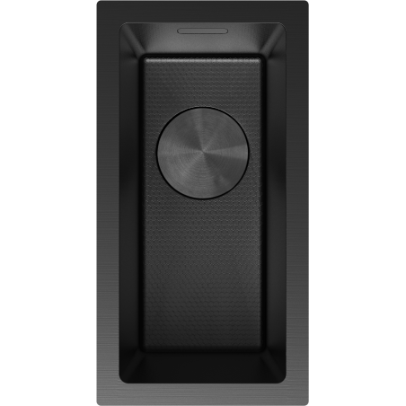 Mexen Trixo Edelstahlspüle 1-Becken 230 x 440 mm, schwarz HC - 6411221000-70HC