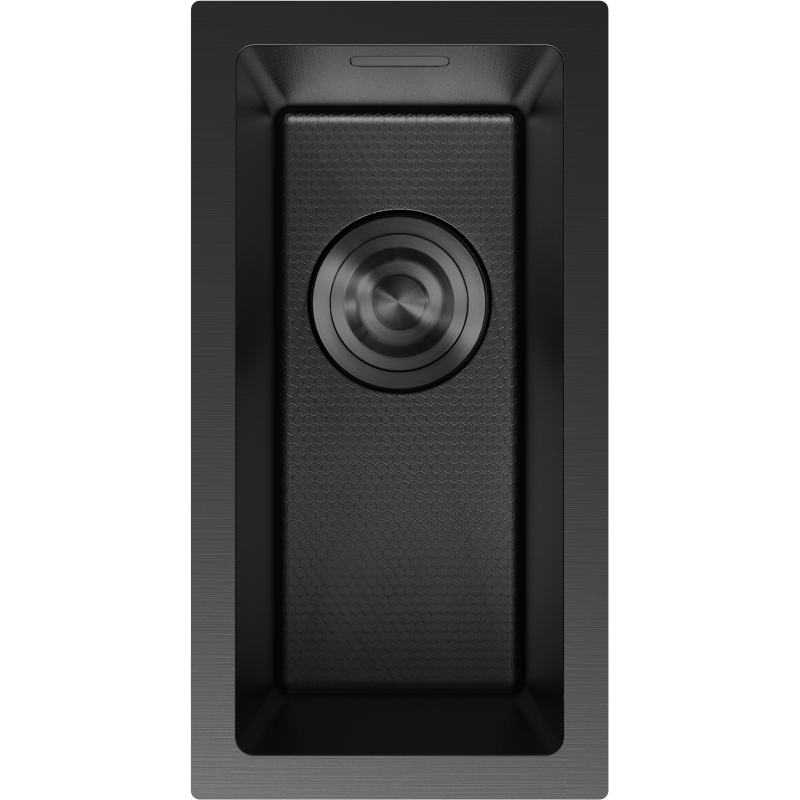 Mexen Trixo Edelstahlspüle 1-Becken 230 x 440 mm, schwarz HC - 6411221000-70HC