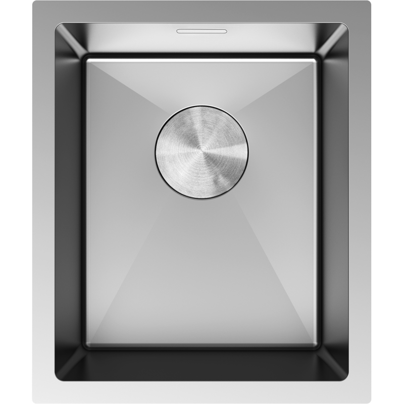 Mexen Trixo Edelstahlspüle, 1-Wannen, 370 x 440 mm, Inox - 6412371000-01
