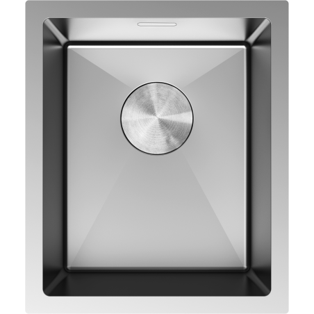 Mexen Trixo Edelstahlspüle, 1-Wannen, 370 x 440 mm, Inox - 6412371000-01