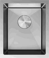 Mexen Trixo Edelstahlspüle, 1-Wannen, 370 x 440 mm, Inox - 6412371000-01