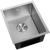 Mexen Trixo Edelstahlspüle, 1-Wannen, 370 x 440 mm, Inox - 6412371000-01