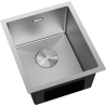 Mexen Trixo Edelstahlspüle, 1-Wannen, 370 x 440 mm, Inox - 6412371000-01