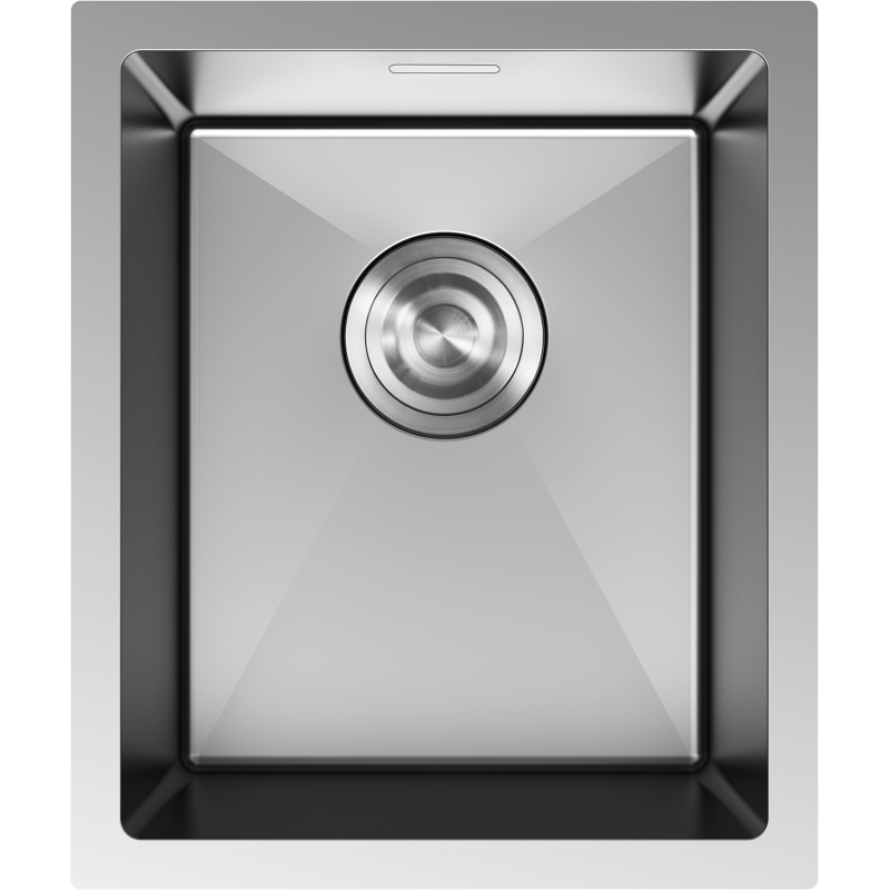 Mexen Trixo Edelstahlspüle, 1-Wannen, 370 x 440 mm, Inox - 6412371000-01