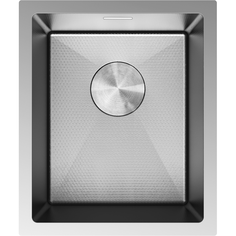 Mexen Trixo Edelstahlspüle 1-beckig 370 x 440 mm, Inox HC - 6412371000-01HC