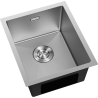 Mexen Trixo Edelstahlspüle 1-beckig 370 x 440 mm, Inox HC - 6412371000-01HC