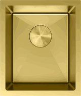 Mexen Trixo Edelstahlspüle 1-becken 370 x 440 mm, Gold - 6412371000-55