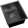 Mexen Trixo Edelstahlspüle 1-beckig 370 x 440 mm, schwarz - 6412371000-70