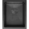 Mexen Trixo Edelstahlspüle 1-Becken 370 x 440 mm, schwarz HC - 6412371000-70HC