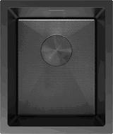 Mexen Trixo Edelstahlspüle 1-Becken 370 x 440 mm, schwarz HC - 6412371000-70HC